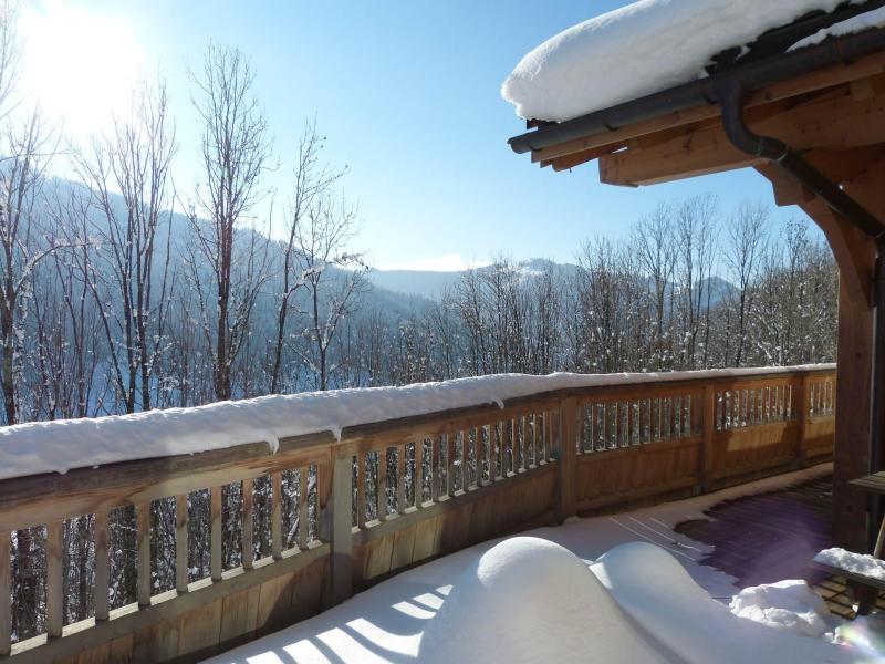 Location au ski Sausalito - La Clusaz - Terrasse