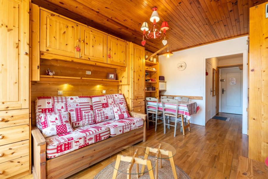 Ski verhuur Studio 2 personen (18) - VIKING - La Clusaz - Woonkamer