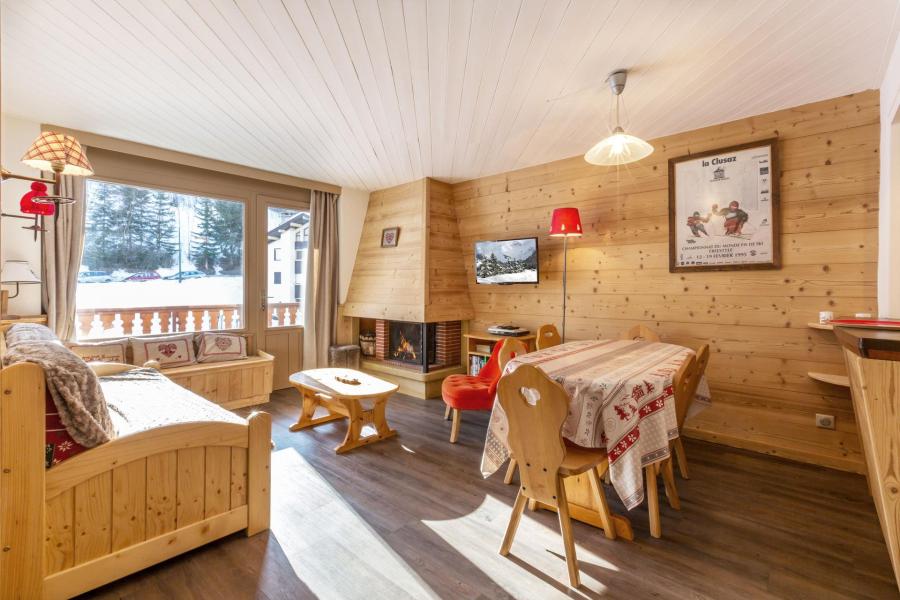 Location au ski Appartement 3 pièces coin montagne 6 personnes (29) - Week-End - La Clusaz - Séjour