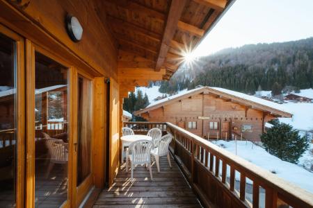 Rent in ski resort Semi-detached 4-room duplex chalet for 6 people (07) - Chalet Gotty Joly 7 - La Clusaz - Balcony