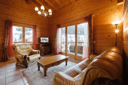 Rent in ski resort Semi-detached 4-room duplex chalet for 6 people (07) - Chalet Gotty Joly 7 - La Clusaz - Living room