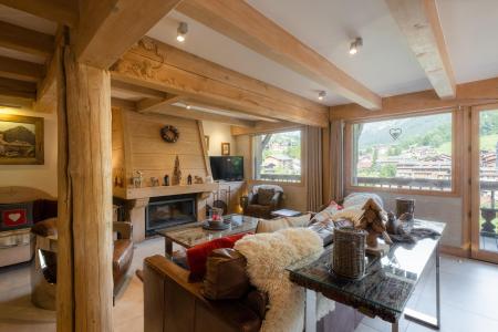 Rent in ski resort 9 room chalet 11 people - Chalet Grany - La Clusaz - Living room