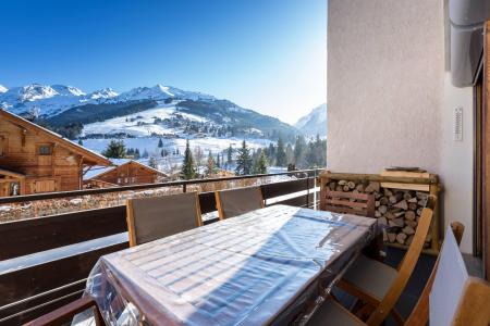 Rent in ski resort 4 room duplex apartment 8 people (15) - Clé des Champs - La Clusaz - Balcony