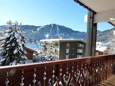 Rent in ski resort 2 room apartment sleeping corner 5 people (05) - Domanial A - La Clusaz - Balcony