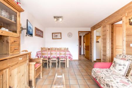 Ski verhuur Appartement 2 kamers bergnis 5 personen (05) - Domanial A - La Clusaz - Woonkamer