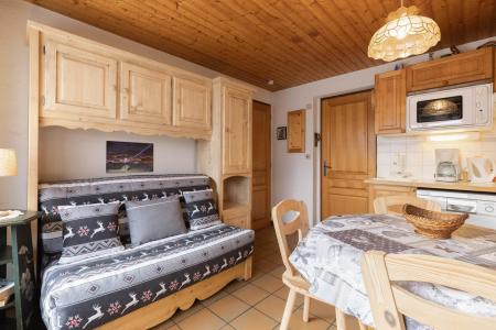 Ski verhuur Appartement 2 kamers 4 personen (01) - Domanial B - La Clusaz - Woonkamer