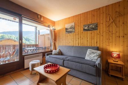 Skiverleih Studio Schlafnische 4 Personen (05) - Domanial B - La Clusaz - Wohnzimmer