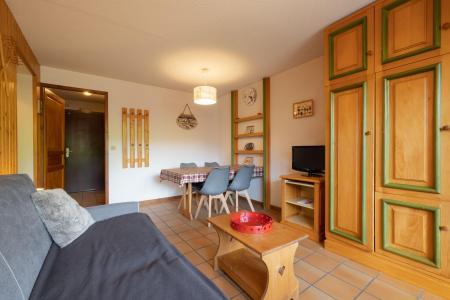 Skiverleih Studio Schlafnische 4 Personen (05) - Domanial B - La Clusaz - Wohnzimmer