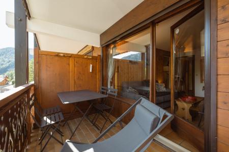 Rent in ski resort Studio sleeping corner 4 people (05) - Domanial B - La Clusaz - Balcony