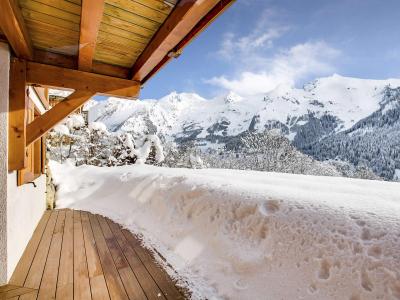 Skiverleih Elégance Lodge - La Clusaz - Terrasse