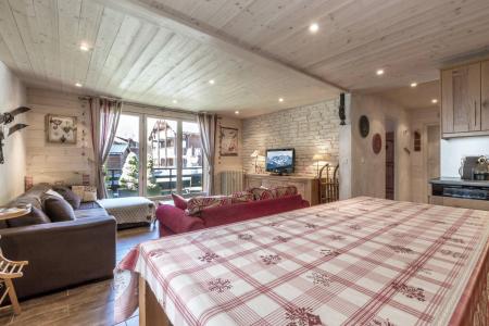 Ski verhuur Appartement 3 kamers 5 personen (13) - Escale Blanche - La Clusaz - Woonkamer