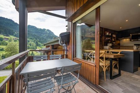 Rent in ski resort 2 room apartment sleeping corner 4 people (12) - ETALIERE - La Clusaz - Balcony