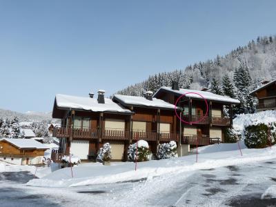 Holiday in mountain resort 2 room apartment sleeping corner 4 people (12) - ETALIERE - La Clusaz - Winter outside