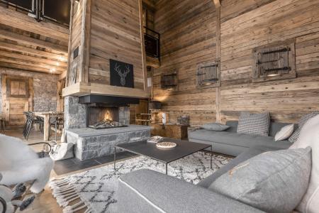 Rent in ski resort 5 room chalet 11 people - Family Lodge - La Clusaz - Living room