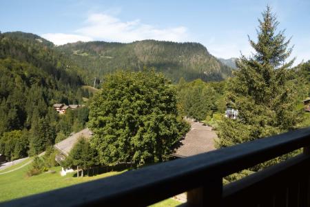 Ski verhuur Appartement 5 kamers 8 personen (03) - Ferme Des Crêts - La Clusaz - Balkon