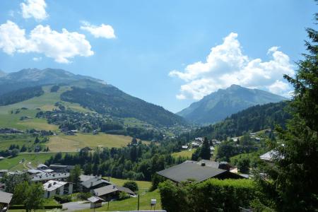 Аренда на лыжном курорте Апартаменты 2 комнат 4 чел. (01) - HAUTS DES RIFFROIDS A - La Clusaz - Терраса