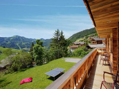 Rent in ski resort Lodge Alta Clusa - La Clusaz - Balcony