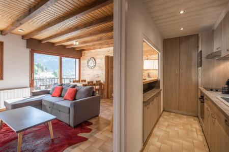 Skiverleih 3-Zimmer-Appartment für 6 Personen (Ancolie) - Moutelette - La Clusaz - Wohnzimmer