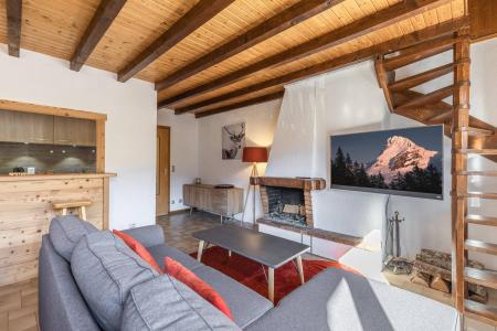 Ski verhuur Appartement 3 kamers 6 personen (Ancolie) - Moutelette - La Clusaz - Woonkamer