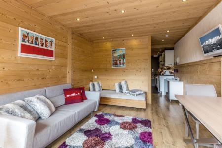 Skiverleih Studio Schlafnische 3 Personen (11) - Résidence Aiguille Verte - La Clusaz - Wohnzimmer