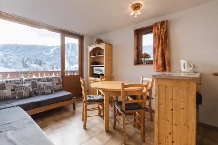 Ski verhuur Appartement 2 kamers bergnis 5 personen (31) - Résidence Alcyon - La Clusaz - Woonkamer