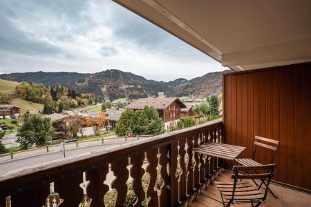 Skiverleih Studio Schlafnische für 3 Personen (13) - Résidence Alcyon - La Clusaz - Balkon