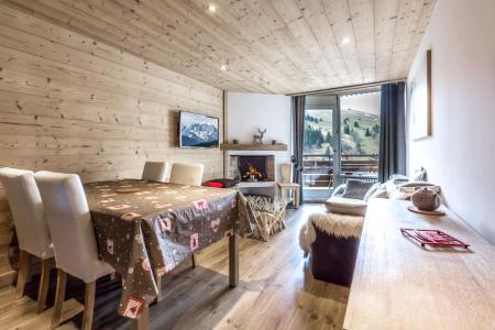 Skiverleih 3-Zimmer-Berghütte für 6 Personen (1518) - Résidence Aravis 1500 - La Clusaz - Wohnzimmer