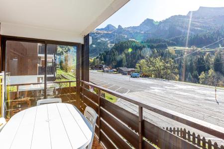 Skiverleih Studio Schlafnische 6 Personen (BALM06) - Résidence Balme I - La Clusaz - Balkon