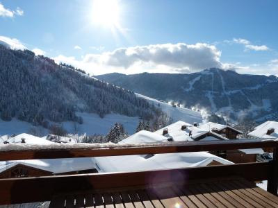 Skiverleih 2-Zimmer-Berghütte für 6 Personen (BEL631) - Résidence Belvedere 2 - La Clusaz - Balkon