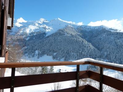 Ski verhuur Appartement 2 kamers bergnis 6 personen (BEL631) - Résidence Belvedere 2 - La Clusaz - Balkon