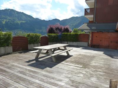 Rent in ski resort 5 room apartment cabin 8 people (02) - Résidence Biblos - La Clusaz - Terrace