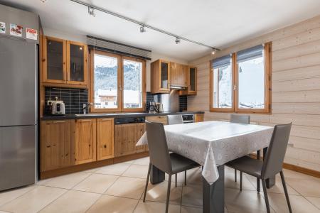 Skiverleih 2-Zimmer-Appartment für 4 Personen (CAPU03) - Résidence Capucines - La Clusaz - Wohnzimmer