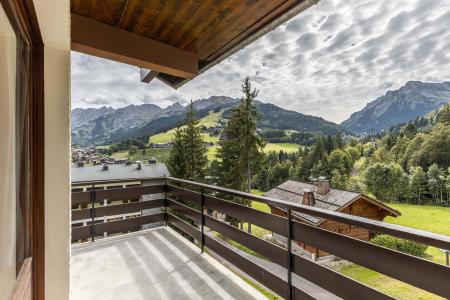 Skiverleih Wohnung 3 Zimmer Schlafnische 6 Personen (610) - Résidence Chanteneige - La Clusaz - Balkon