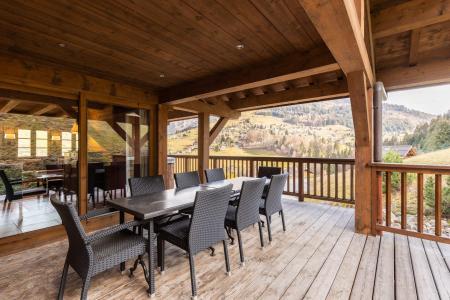 Location au ski Chalet duplex 5 pièces 8 personnes - Résidence Clafoutis - La Clusaz - Terrasse