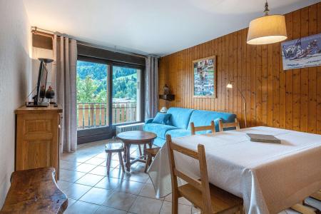 Skiverleih 2-Zimmer-Appartment für 4 Personen (05) - Résidence Crystal - La Clusaz - Wohnzimmer