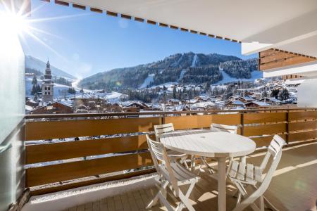 Skiverleih 2-Zimmer-Appartment für 4 Personen (12) - Résidence Crystal - La Clusaz - Terrasse