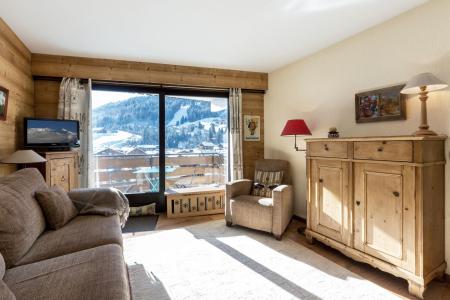 Skiverleih 2-Zimmer-Appartment für 4 Personen (19) - Résidence Crystal - La Clusaz - Wohnzimmer