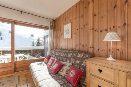 Ski verhuur Appartement 2 kamers bergnis 5 personen (05) - Résidence Danais - La Clusaz - Woonkamer