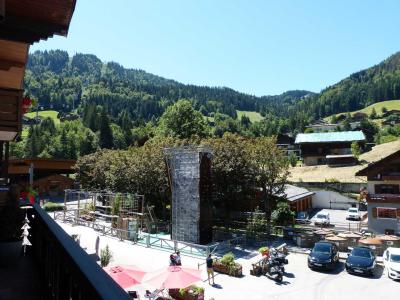 Skiverleih Résidence Flomatines - La Clusaz - Terrasse