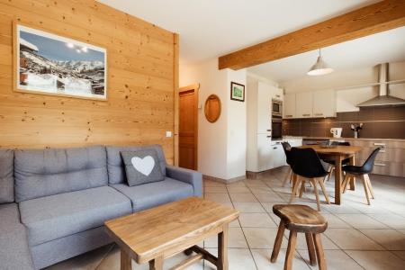 Skiverleih 3-Zimmer-Appartment für 4 Personen (2) - Résidence Genevriers - La Clusaz - Wohnzimmer