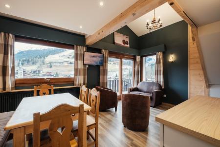 Location au ski Appartement 4 pièces mezzanine 5-7 personnes (GIRO03) - Résidence Girolle - La Clusaz - Séjour