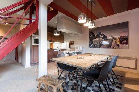 Location au ski Appartement duplex 5 pièces coin montagne 10 personnes (5) - Résidence Hameau De Beauregard / Bat B - La Clusaz - Séjour