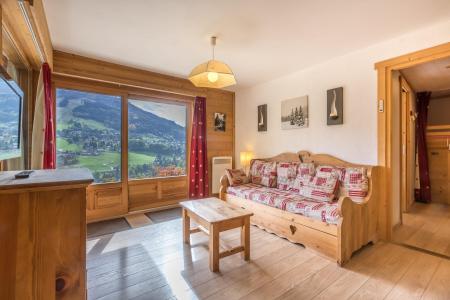 Rent in ski resort 2 room apartment sleeping corner 4 people (08) - Résidence Hauts des Riffroids B - La Clusaz - Living room