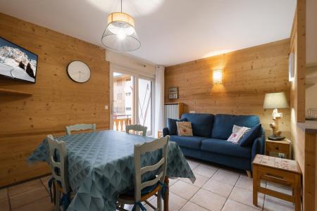 Rent in ski resort 2 room apartment sleeping corner 6 people (01) - Résidence Muguet - La Clusaz - Living room