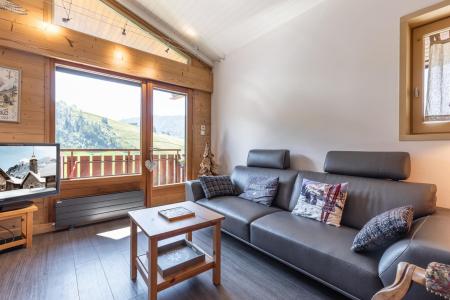 Rent in ski resort 6 room apartment sleeping corner 7 people (A08) - Résidence Nant Soleil A - La Clusaz - Living room