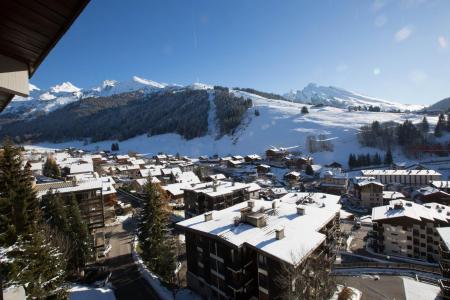 Rent in ski resort 4 room duplex apartment 6 people (28) - Résidence Ours Brun - La Clusaz - Balcony