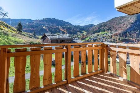 Skiverleih 4 Zimmer Maisonettewohnung für 6 Personen (520) - Résidence Parnasse 1 - La Clusaz - Terrasse