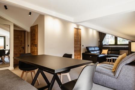 Ski verhuur Appartement 3 kamers bergnis 5 personen (7) - Résidence Point Percee - La Clusaz - Woonkamer