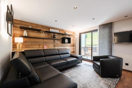 Rent in ski resort Résidence Point Percee - La Clusaz - Living room
