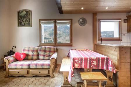 Location au ski Appartement 3 pièces mezzanine 4 personnes (4) - Résidence Traverse - La Clusaz - Séjour